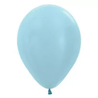 Sempertex Satin Blue 5" Latex Balloons 100pk