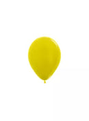 Sempertex Metallic Yellow 5" Latex Balloon 100pk