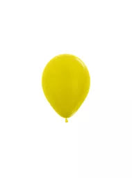 Sempertex Metallic Yellow 5" Latex Balloon 100pk
