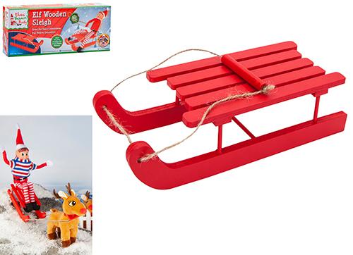 PMS International Elf Sleigh 7" x 3" x 2"