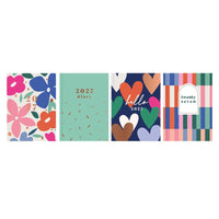 Diary Pocket WTV Contemporary Assorted 2027 24pk
