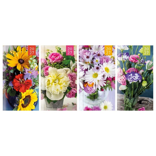 Diary Slim WTV Floral 2027 24pk