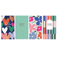 Diary Slim WTV Contemporary Assorted 2027 24pk