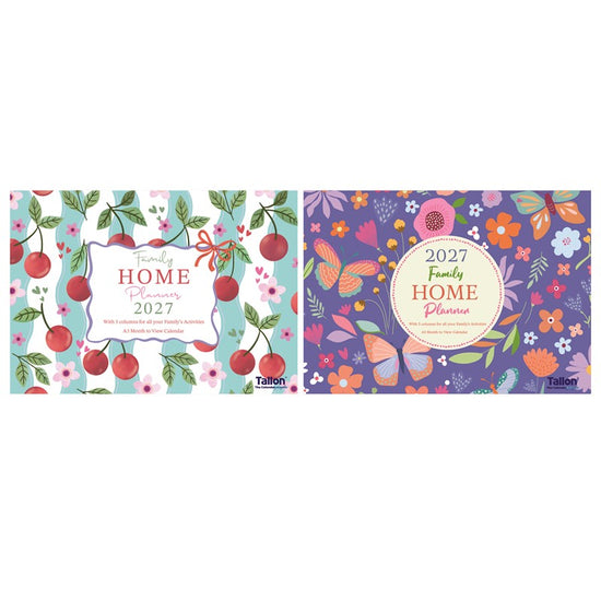 Organiser Calendar Cherry & Butterfly 2027 12pk