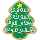 Grabo Christmas Tree Cookie 21" Foil Balloon