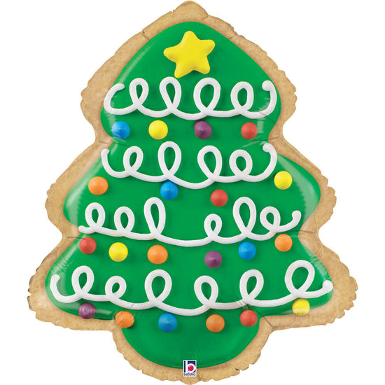 Grabo Christmas Tree Cookie 21" Foil Balloon