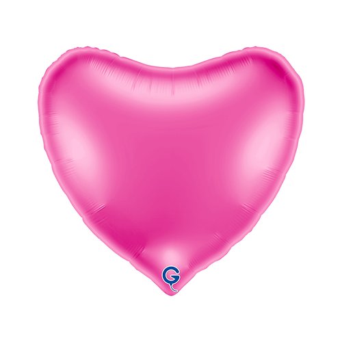 Grabo Fuchsia 36" Heart Foil Balloon