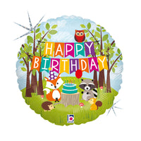 Grabo Woodland Birthday 18" Foil Balloon