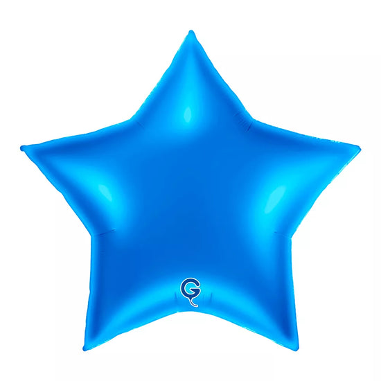 Grabo Blue 36" Star Foil Balloon