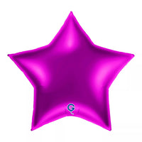Grabo Purple 36" Star Foil Balloon