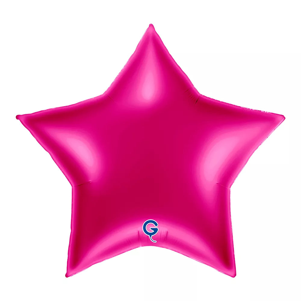 Grabo Magenta 36" Star Foil Balloon