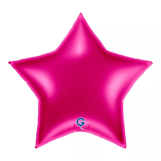 Grabo Magenta 36" Star Foil Balloon