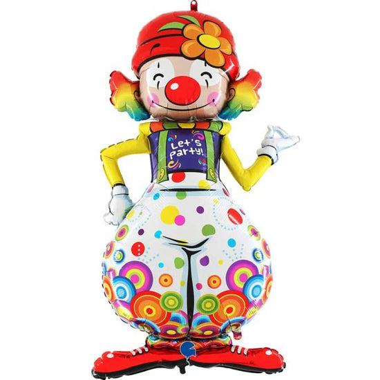 Grabo Party Clown 59" Maxiloons Foil Balloon