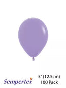 Sempertex Fashion Lilac Latex Balloons 5" (100pk)