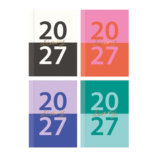Diary Pocket WTV Trend Assorted 2027 24pk