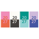 Diary Slim WTV Contemporary Assorted 2027 24pk
