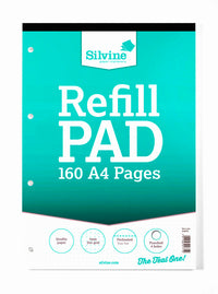 Refill Pad A4 Teal 5mm Dot Grid 160 Pages 6pk