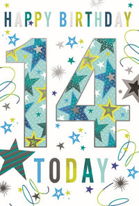 Simon Elvin Cards C50 Everyday Birthday Age 14