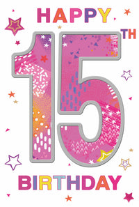 Simon Elvin C50 Birthday Age 15 6pk