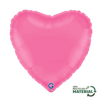Grabo Bubblegum Pink 18" Heart Foil Balloon