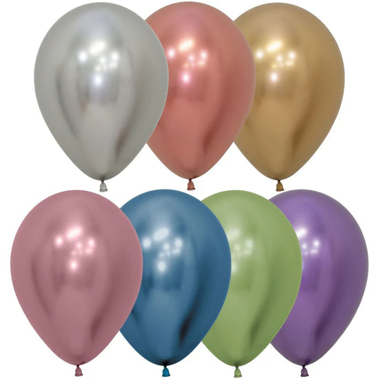 Anagram Reflex Assorted 5" Latex Balloon 50pk