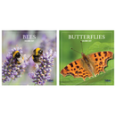 Calendar Square Bees & Butterflies 2027 12pk