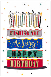 Simon Elvin 6 Pack Cards C50 Everyday Birthday