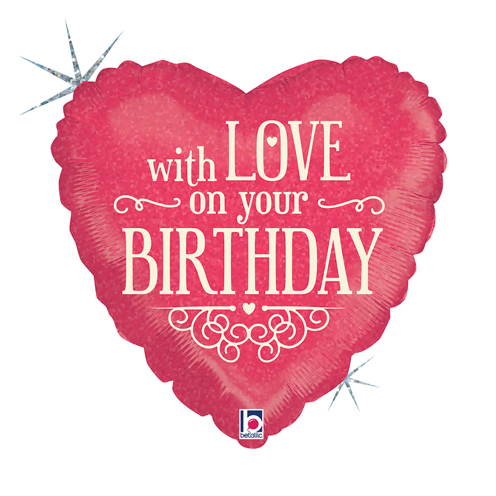 Grabo Love On Your Birthday 18" Foil Balloon