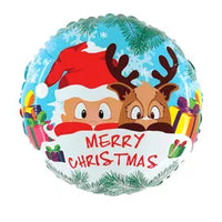 Grabo Santa & Reindeer 21" Foil Balloon