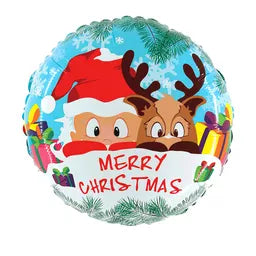 Grabo Santa & Reindeer 21" Foil Balloon