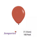 Sempertex Fashion Terracotta 5" Latex 100pk