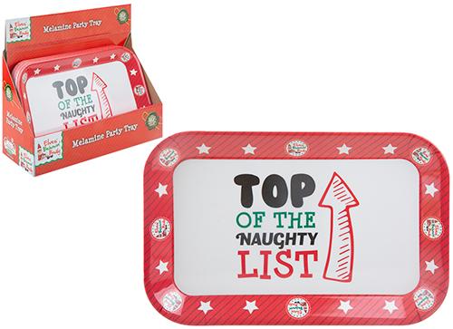 Elves Behavin' Badly Melamine Tray 11.5 x 8.5"