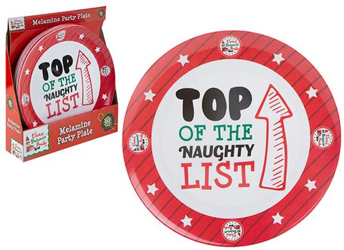 Elves Behavin' Badly Melamine Plate 11"