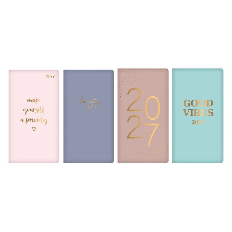 Diary Slim WTV Fabric Fashion Assorted 2027 24pk