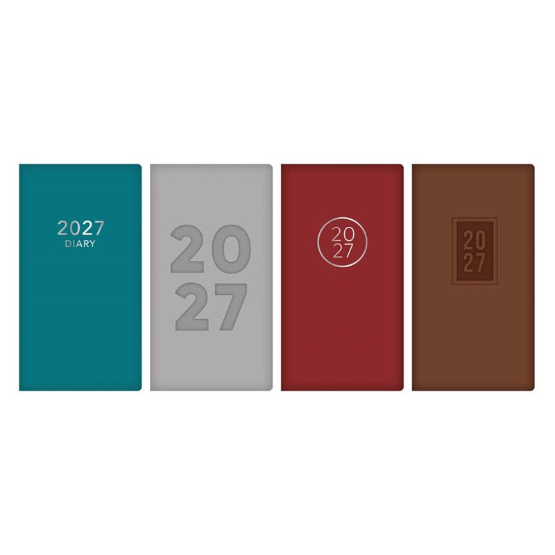 Diary Slim WTV Classic Fabric Assorted 2027 24pk