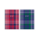 Diary Pocket WTV Tartan Paper 2027 18pk