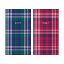 Diary Slim WTV Tartan Paper 2027 18pk