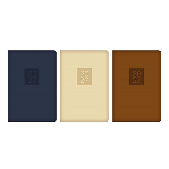 Diary Pocket WTV Chino Embossed 2027 18pk