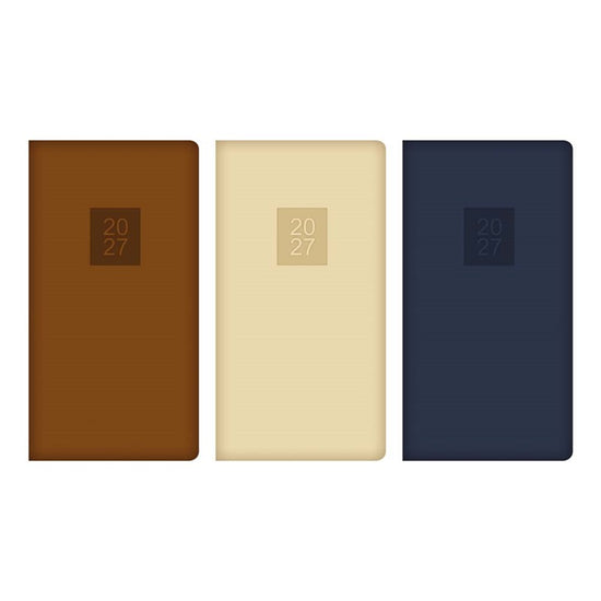 Diary Slim WTV Chino Embossed 2027 18pk