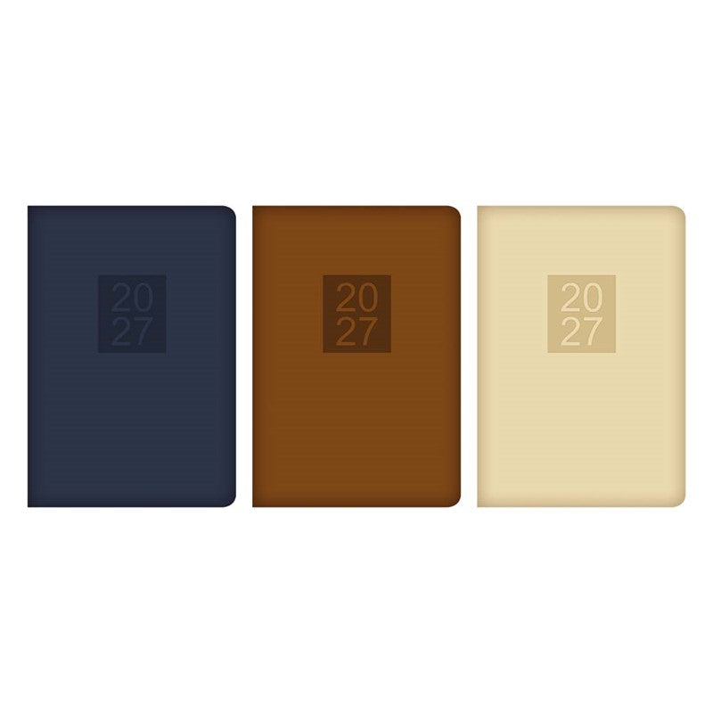 Diary A5 WTV Chino Embossed 2027 12pk