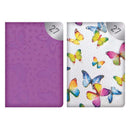 Diary Pocket WTV Fabric Butterfly 2027 18pk