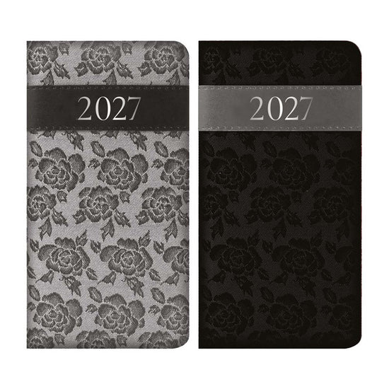 Diary Slim WTV Fabric Two Tone Rose 2027 18pk