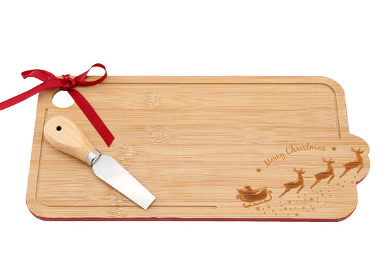 Christmas Cheese Board 32x15cm