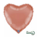 Grabo Rose Gold 18" Heart Foil Balloon
