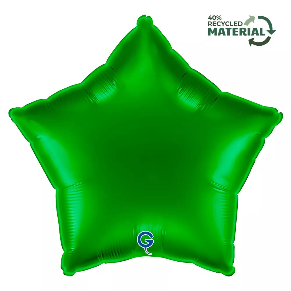 Grabo Green 18" Star Foil Balloon