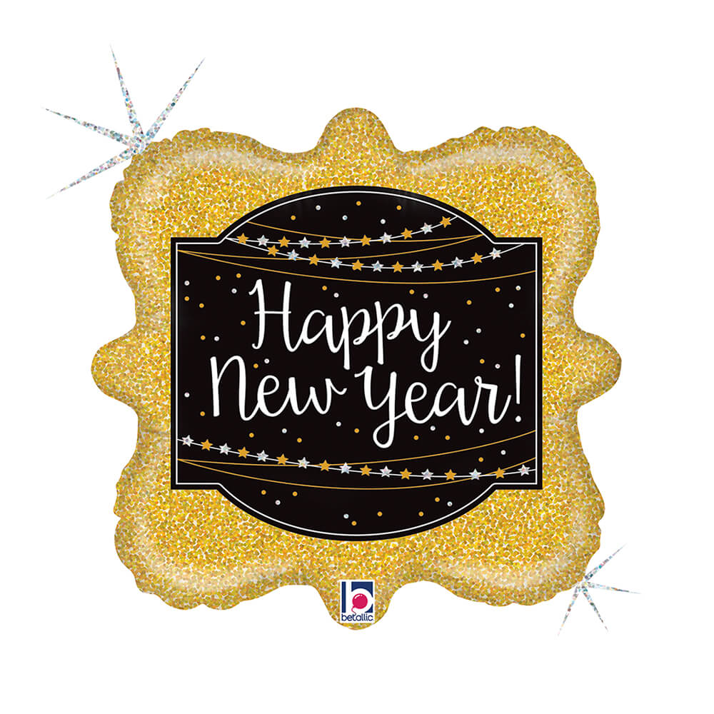Grabo Glittering New Year 18" Foil Balloon