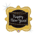 Grabo Glittering New Year 18" Foil Balloon