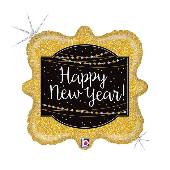 Grabo Glittering New Year 18" Foil Balloon