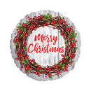 Grabo Rustic Christmas 18" Foil Balloon