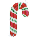 Grabo Candy Cane 35" Foil Balloon